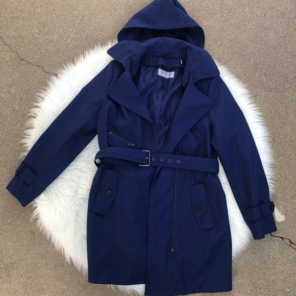 Marc NY Andrew Marc Belted Trench Coat - Picture 2 of 6